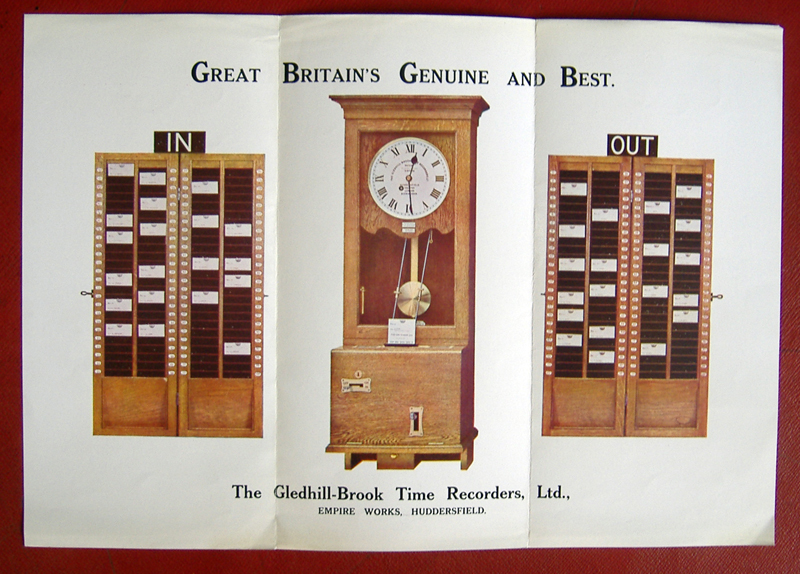 Gledhill-Brook Attendance clock brochure